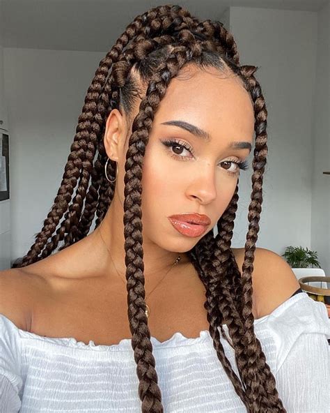 cute box braids|styles for old box braids.